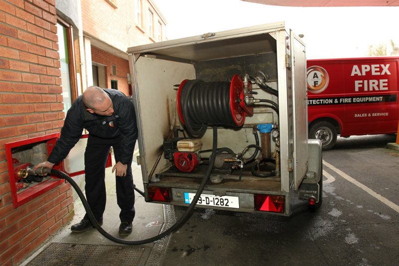 Dry and Wet Riser Hydraulic Testing Apex Fire